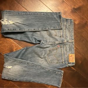 Levi’s 711 skinny light wash size 26